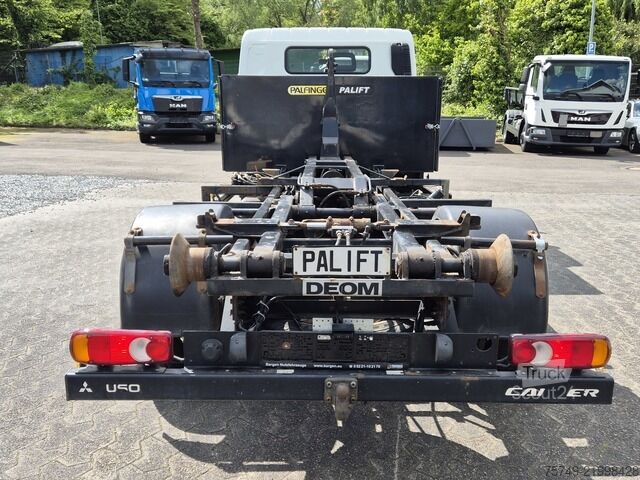 Telehoist konteyner taşıyıcı kamyon Fuso Canter 7c18 Abrollkipper Palfinger