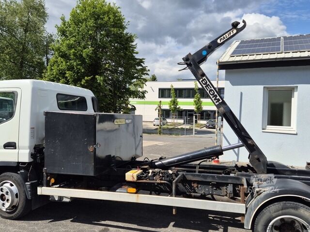 Telehoist konteyner taşıyıcı kamyon Fuso Canter 7c18 Abrollkipper Palfinger