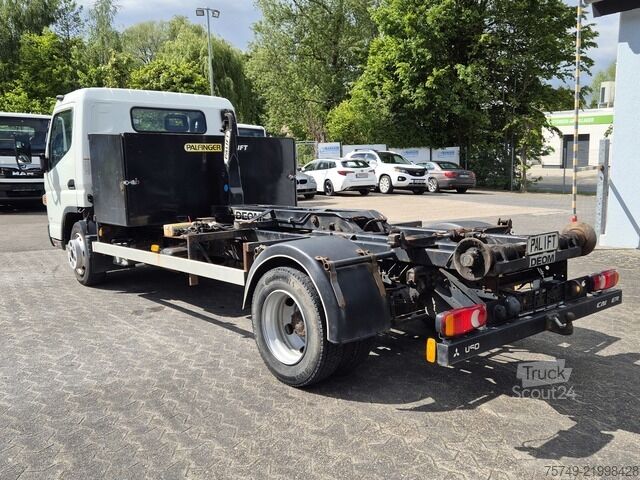Telehoist konteyner taşıyıcı kamyon Fuso Canter 7c18 Abrollkipper Palfinger