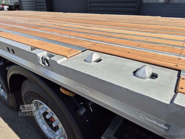 Tasoperävaunulliset puoliperävaunut Lecitrailer PLATEAU TWISTLOCKS EXTENSIBLE