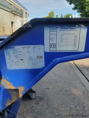 Transport kontenerowy M&V Euro 902 KS *High Cube Containerchassis auszieh...