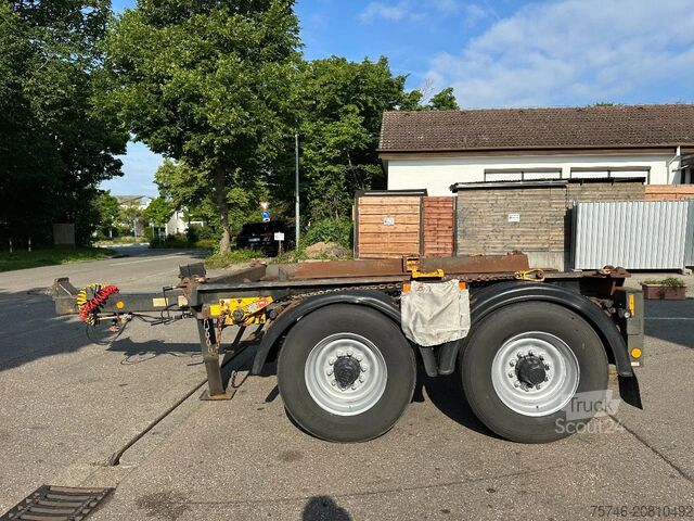 Huffermann HTM 13 *2-osiowa tandem przyczepa hakowa, 13 t* Huffermann HTM 13  *2-Achs Tandem Absetzanhänger, 13to*