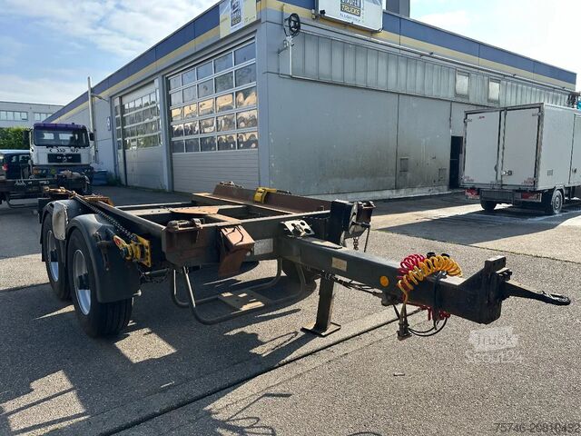 Huffermann HTM 13 *2-osiowa tandem przyczepa hakowa, 13 t* Huffermann HTM 13 *2-Achs Tandem Absetzanhänger, 13to*