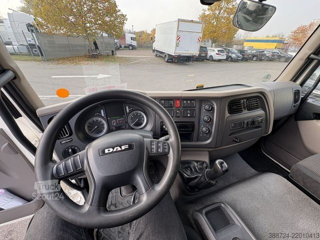 Фургон с брезентова завеса DAF LF 210*E6a*AHK*Standklima*1-Liege*TÜV*