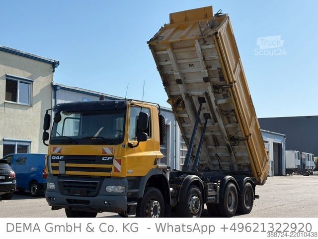 Трехсторонний самосвал DAF CF 85.410* 8x4*Meiller* Bordmatik* Klima* TÜV*