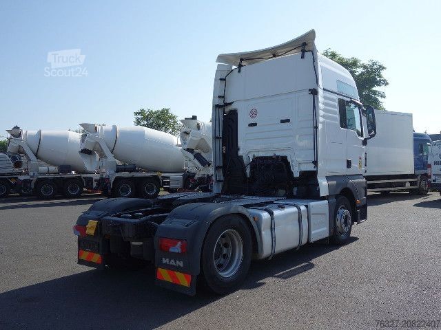 Tractora standard MAN TGX 18.460 4X2 BLS SZM Weiß Schubboden Hydraulik