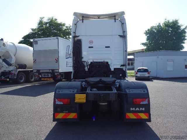 Tractora standard MAN TGX 18.460 4X2 BLS SZM Weiß Schubboden Hydraulik