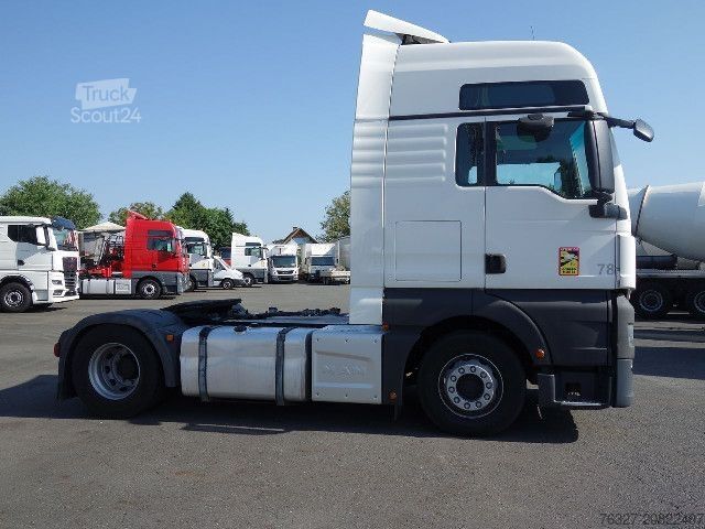 Tractora standard MAN TGX 18.460 4X2 BLS SZM Weiß Schubboden Hydraulik