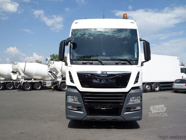 Tractora standard MAN TGX 18.460 4X2 BLS SZM Weiß Schubboden Hydraulik