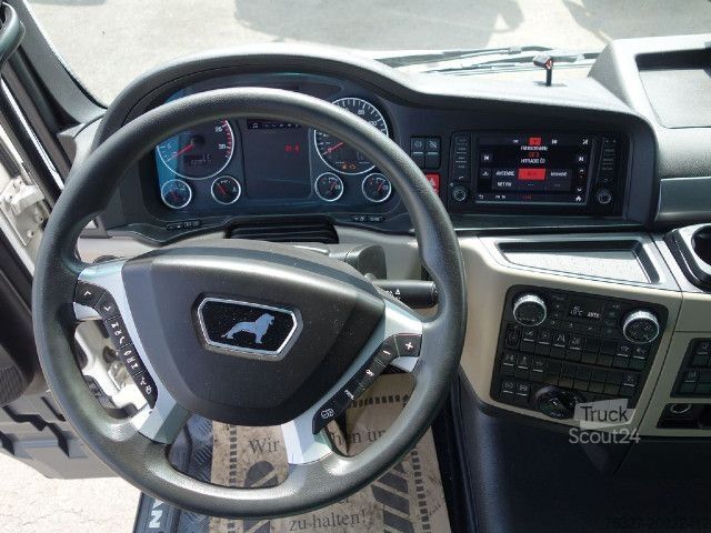 Tractora standard MAN TGX 18.460 4X2 BLS SZM Weiß Schubboden Hydraulik