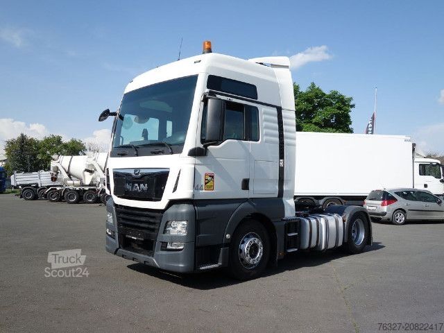 Tractora standard MAN TGX 18.460 4X2 BLS SZM Weiß Schubboden Hydraulik