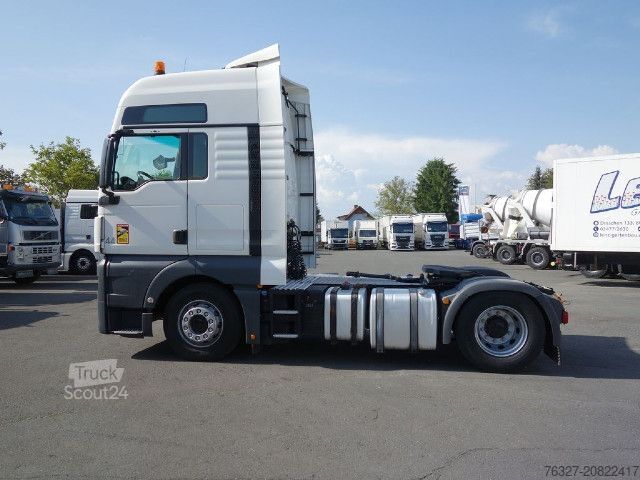 Tractora standard MAN TGX 18.460 4X2 BLS SZM Weiß Schubboden Hydraulik