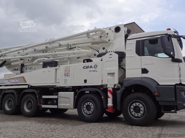 Autobetoniere MAN TGS 35.440 8x4 BB CH CIFA K42L Pumpe