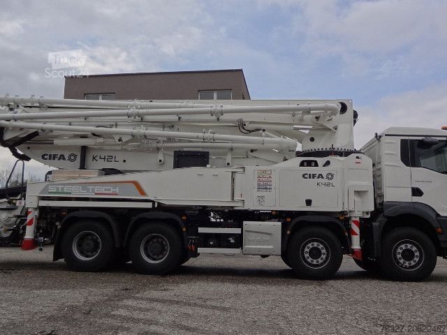 Autobetoniere MAN TGS 35.440 8x4 BB CH CIFA K42L Pumpe