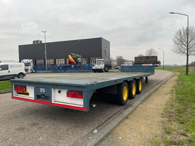 Cargador bajo Groenewegen ZOUS-15-24 Lowbed / Steel Suspension / Extendab...