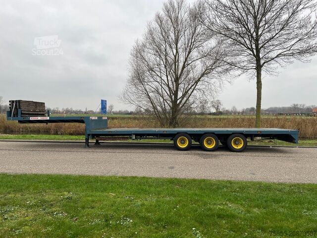 Cargador bajo Groenewegen ZOUS-15-24 Lowbed / Steel Suspension / Extendab...