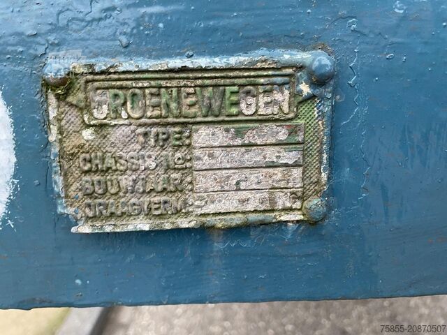 Cargador bajo Groenewegen ZOUS-15-24 Lowbed / Steel Suspension / Extendab...