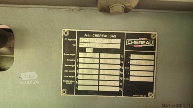 Semirremolque frigorífico Chereau NS3