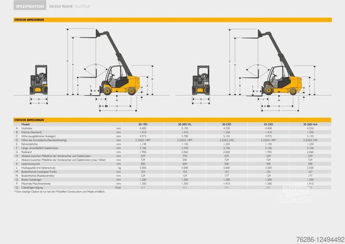 Телескопический погрузчик JCB 35-26 4x4