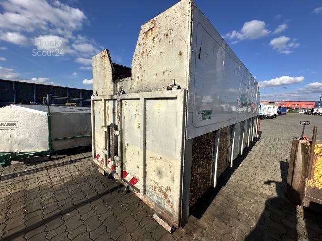 Hákový nosič kontejnerů  Glas Kran Mulde / Palfinger PK 16502 / Funk