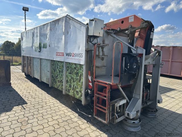 Hákový nosič kontejnerů  Glas Kran Mulde / Palfinger PK 16502 / Funk