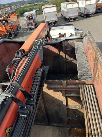 Hákový nosič kontejnerů  Glas Kran Mulde / Palfinger PK 16502 / Funk