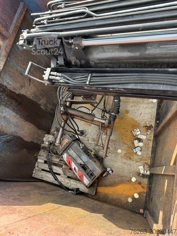 Hákový nosič kontejnerů  Glas Kran Mulde / Palfinger PK 16502 / Funk