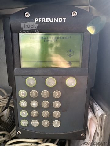 Hákový nosič kontejnerů  Glas Kran Mulde / Palfinger PK 16502 / Funk