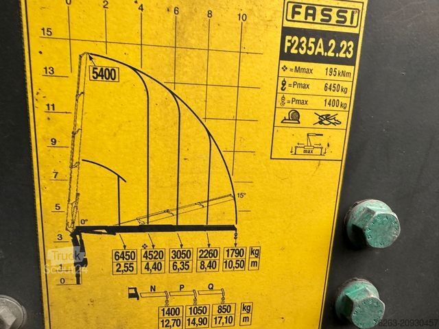 Lastbilsmonterad kran PALFINGER FASSI F 235 A.2.23 Kran + Funk