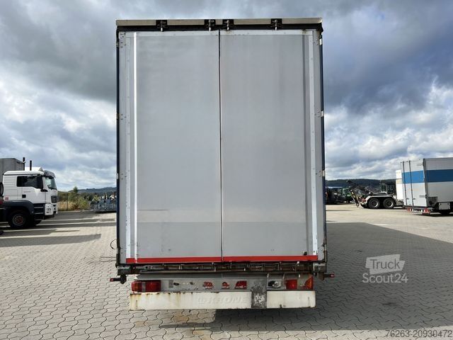 Brandalı açık yarı römork KRONE SD P / MEGA