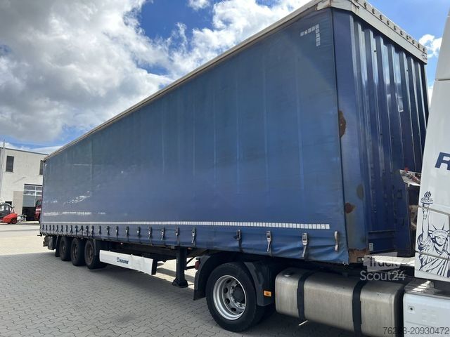 Brandalı açık yarı römork KRONE SD P / MEGA