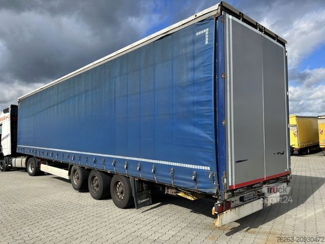 Brandalı açık yarı römork KRONE SD P / MEGA