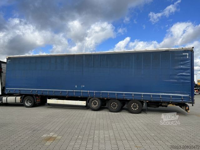 Brandalı açık yarı römork KRONE SD P / MEGA