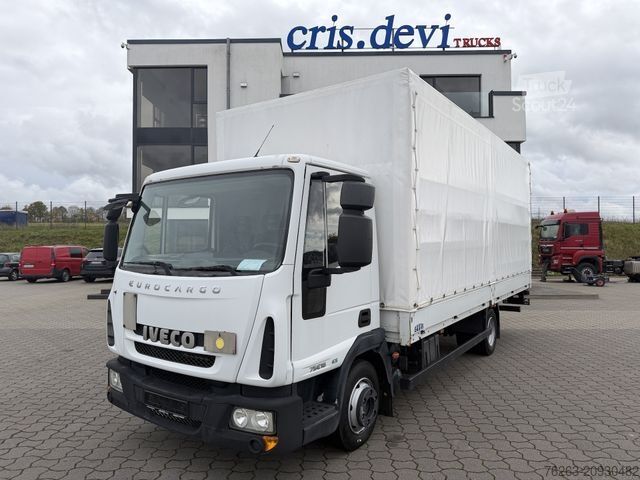 Transporter mit Pritsche & Plane IVECO 75 E 180 4x2 LBW