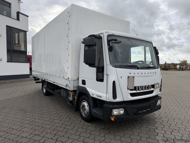 Transporter mit Pritsche & Plane IVECO 75 E 180 4x2 LBW