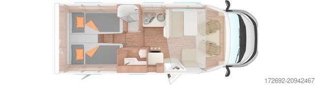 Autorulotă semi-integrată WEINSBERG CaraSuite 700 ME
