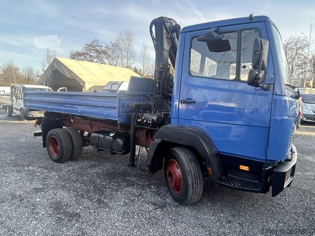 Kiepwagen Mercedes-Benz 814 Kipper mit Hiab Kran 045 ,6 Zylinder