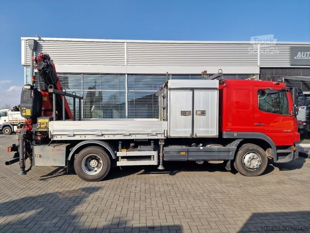 Valník MERCEDES-BENZ Atego 1326 Pritsche/Kran/Funk/Winde/Fernvekehr