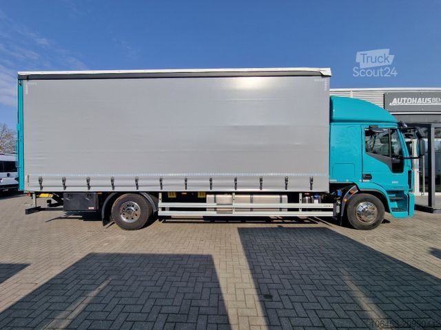 Flaklastbil med kapell IVECO Eurogargo 150-25 LL Pritsche/1,5 LDW/Fernvekehr