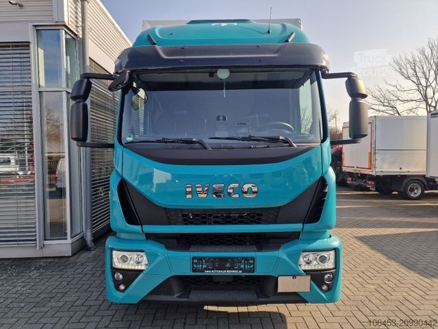 Flaklastbil med kapell IVECO Eurogargo 150-25 LL Pritsche/1,5 LDW/Fernvekehr