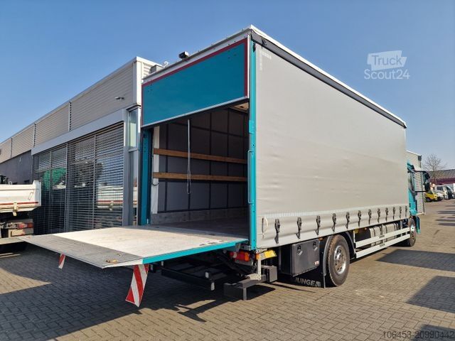 Flaklastbil med kapell IVECO Eurogargo 150-25 LL Pritsche/1,5 LDW/Fernvekehr