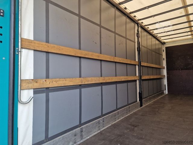 Flaklastbil med kapell IVECO Eurogargo 150-25 LL Pritsche/1,5 LDW/Fernvekehr