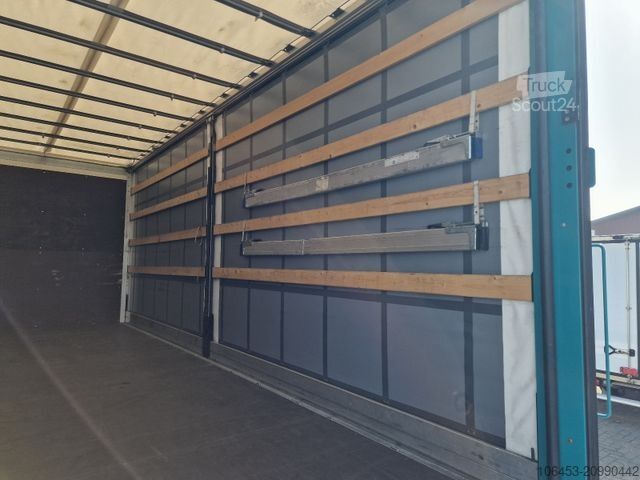 Flaklastbil med kapell IVECO Eurogargo 150-25 LL Pritsche/1,5 LDW/Fernvekehr