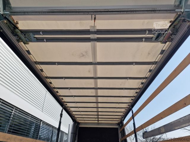 Flaklastbil med kapell IVECO Eurogargo 150-25 LL Pritsche/1,5 LDW/Fernvekehr