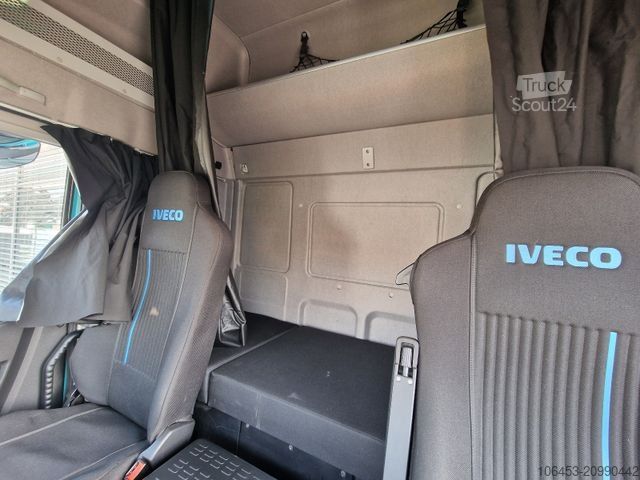 Flaklastbil med kapell IVECO Eurogargo 150-25 LL Pritsche/1,5 LDW/Fernvekehr