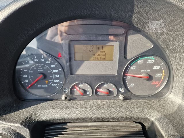 Flaklastbil med kapell IVECO Eurogargo 150-25 LL Pritsche/1,5 LDW/Fernvekehr