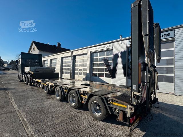 Remorque surbaissée GOLDHOFER STZ-L4 (245)A Radmulden Rampen ausziehbar