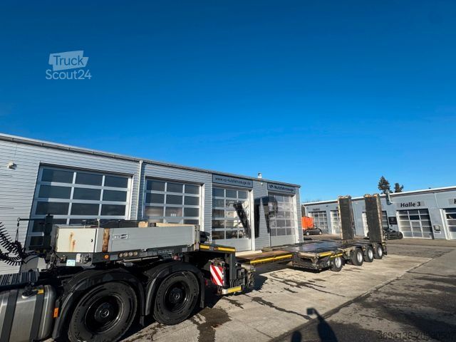 Remorque surbaissée GOLDHOFER STZ-L4 (245)A Radmulden Rampen ausziehbar