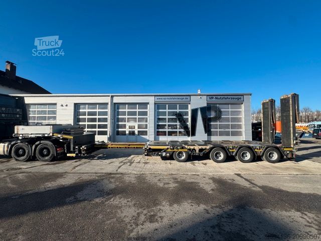 Remorque surbaissée GOLDHOFER STZ-L4 (245)A Radmulden Rampen ausziehbar