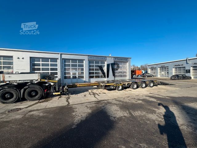 Remorque surbaissée GOLDHOFER STZ-L4 (245)A Radmulden Rampen ausziehbar